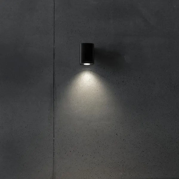 Kanlux 38880 - Applique da esterno ZEVI 1xGU10/10W/230V IP54 nero