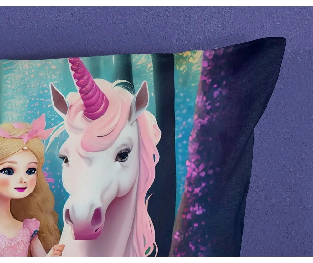 Set copripiumino e federa da bambini rosa in microfibra per letto singolo ed esteso 140x220 cm Julia – Good Morning