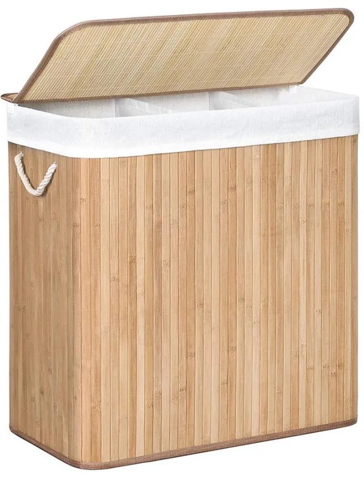 Cesto porta biancheria GUS marrone