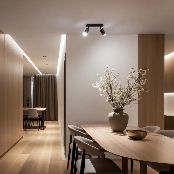 Brilagi - Luce Spot da bagno SELE 2xGU10/30W/230V IP44 nero