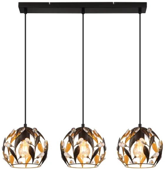 Globo 15759-3H - Lampadario a cavo MIKA 3xE27/40W/230V