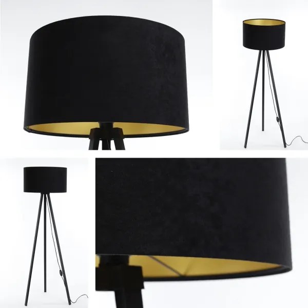 Lampada da terra STANDART 1xE27/60W/230V nero/wenge