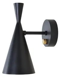 Beat Applique da Parete Matt Black/Brass - Tom Dixon