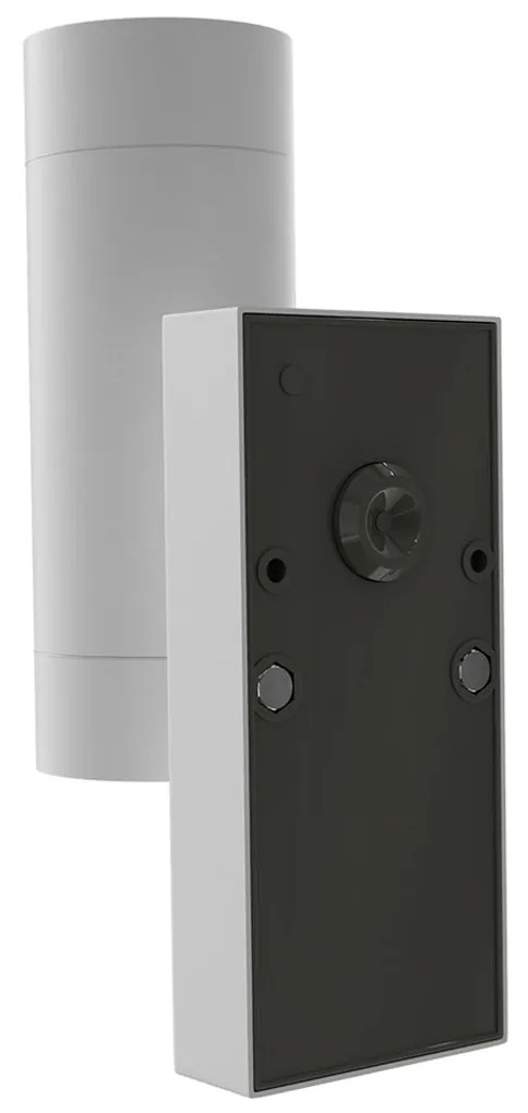 Applique Bidirezionale IP65 2xGU10 con sensore Movimento - Bianca