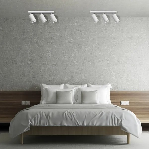 Faretto da bagno LED RGBW dimmerabile TURYN 3xGU10/4,8W/230V IP44 bianco