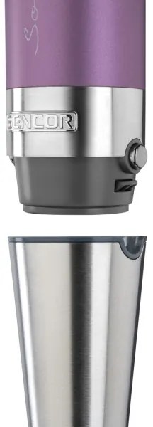 Sencor - Frullatore a immersione 4in1 1200W/230V acciaio inox/viola