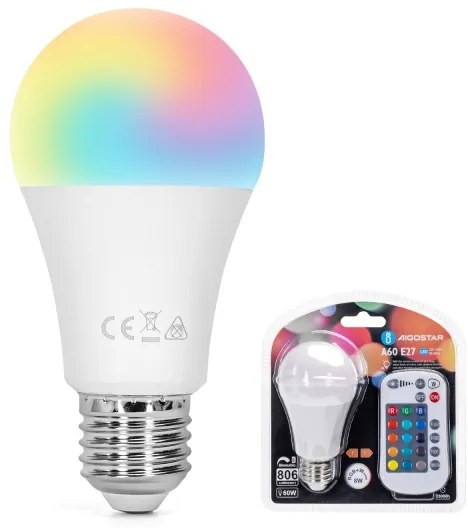 Lampadina LED RGBW dimmerabile E27/8W/230V 3000K - Aigostar