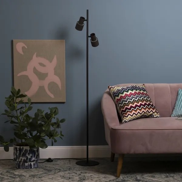 Brilliant - Lampada con piedistallo CADIZ 2xGU10/10W/230V bronzo