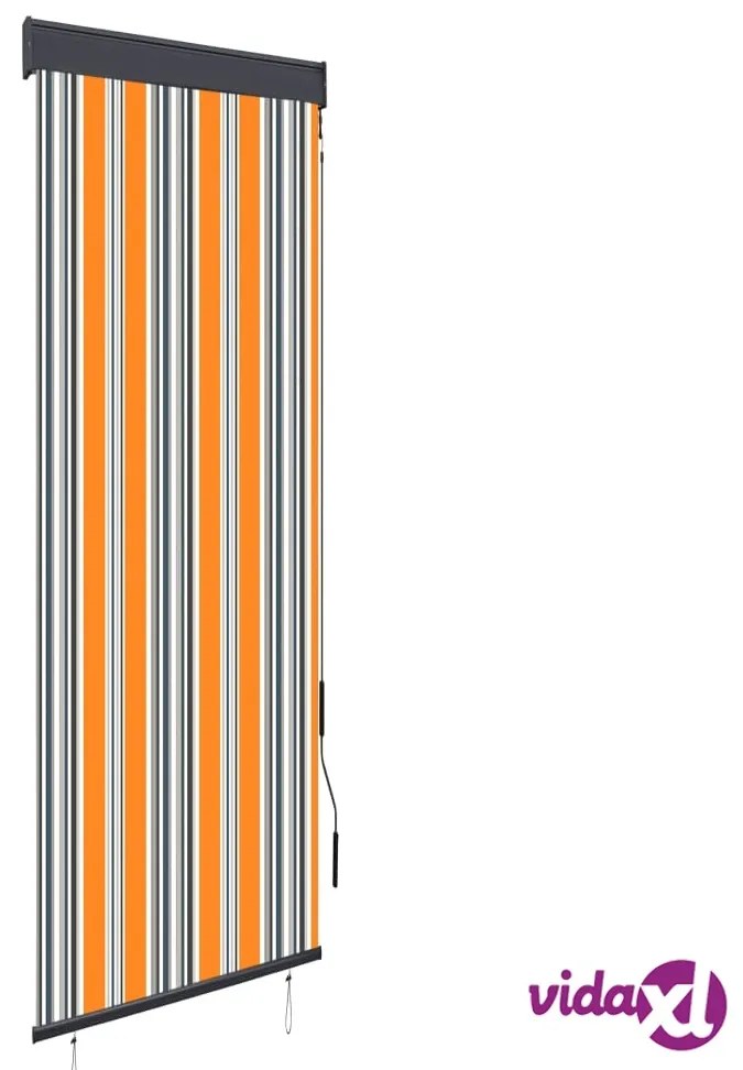 vidaXL Tenda a Rullo per Esterni 60x250 cm Giallo e Blu