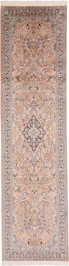 Cashmere Silk Tappeto orientale 300x80 (Indian) Annodato A Mano