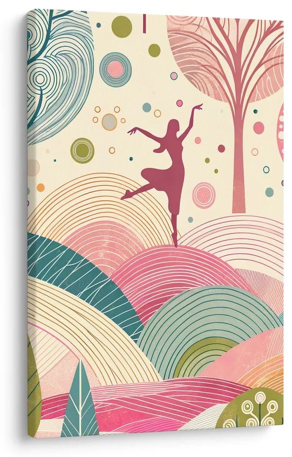 Quadro su tela – Danza nel paesaggio