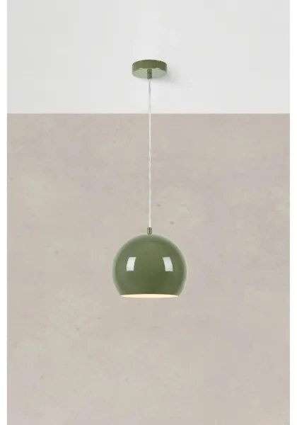 Markslöjd 108991 - Lampada a sospensione a cavo POP 1xGU10/7W/230V Ø 20 cm verde