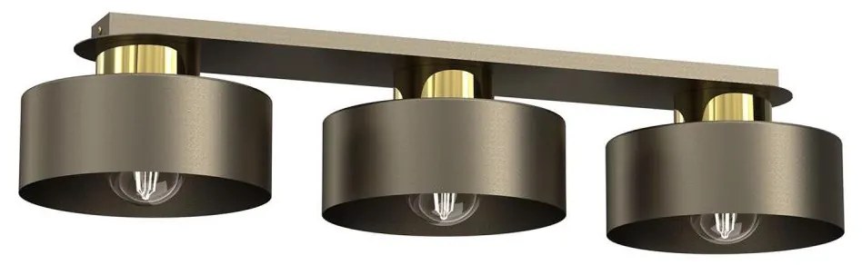 Plafoniera MARTI 3xE27/15W/230V ottone/oro