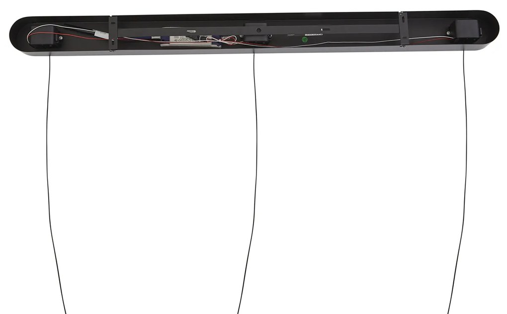 Lampada a sospensione nera con moka incl. LED dimmerabile a 3 livelli 3 luci Easylift - Witch