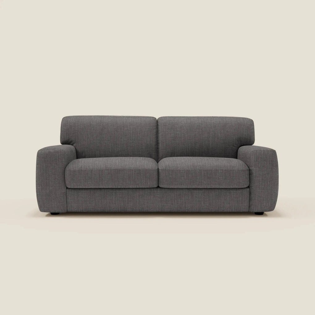 Cloud Divano letto materasso H17 cm dai morbidi cuscini in tessuto impermeabile T06 antracite