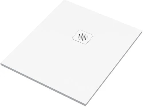 Piatto doccia SENSEA in composito minerale di resina gelificata Remix V3 bianco L 80 x L 100 x H 2.4 cm opaco