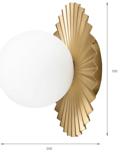 Applique CHITA 1xG9/5W/230V dorata