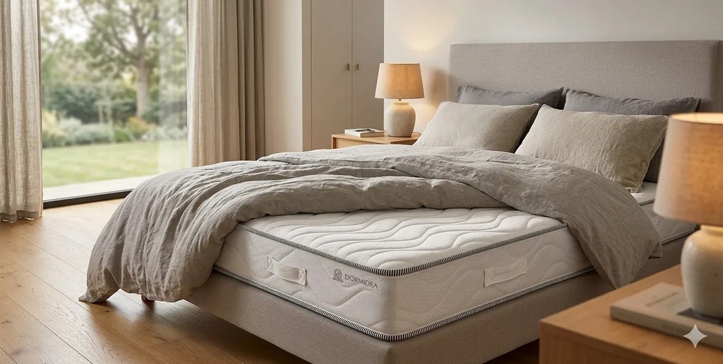 Materasso Memory e Molle Singolo 90x190 cm H25 Dispositivo Medico 1 Dormidea Deluxe...
