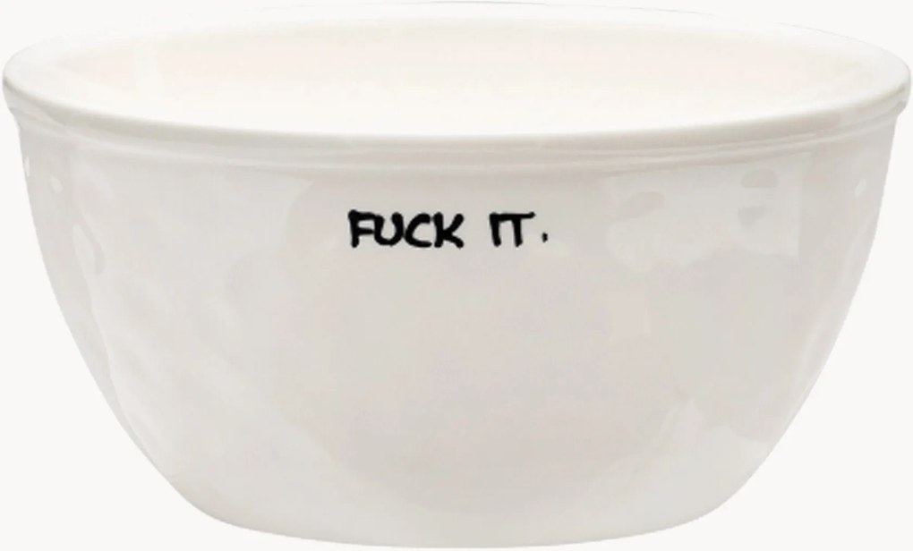 Set di 6 ciotole piccole dipinte a mano Fuck It