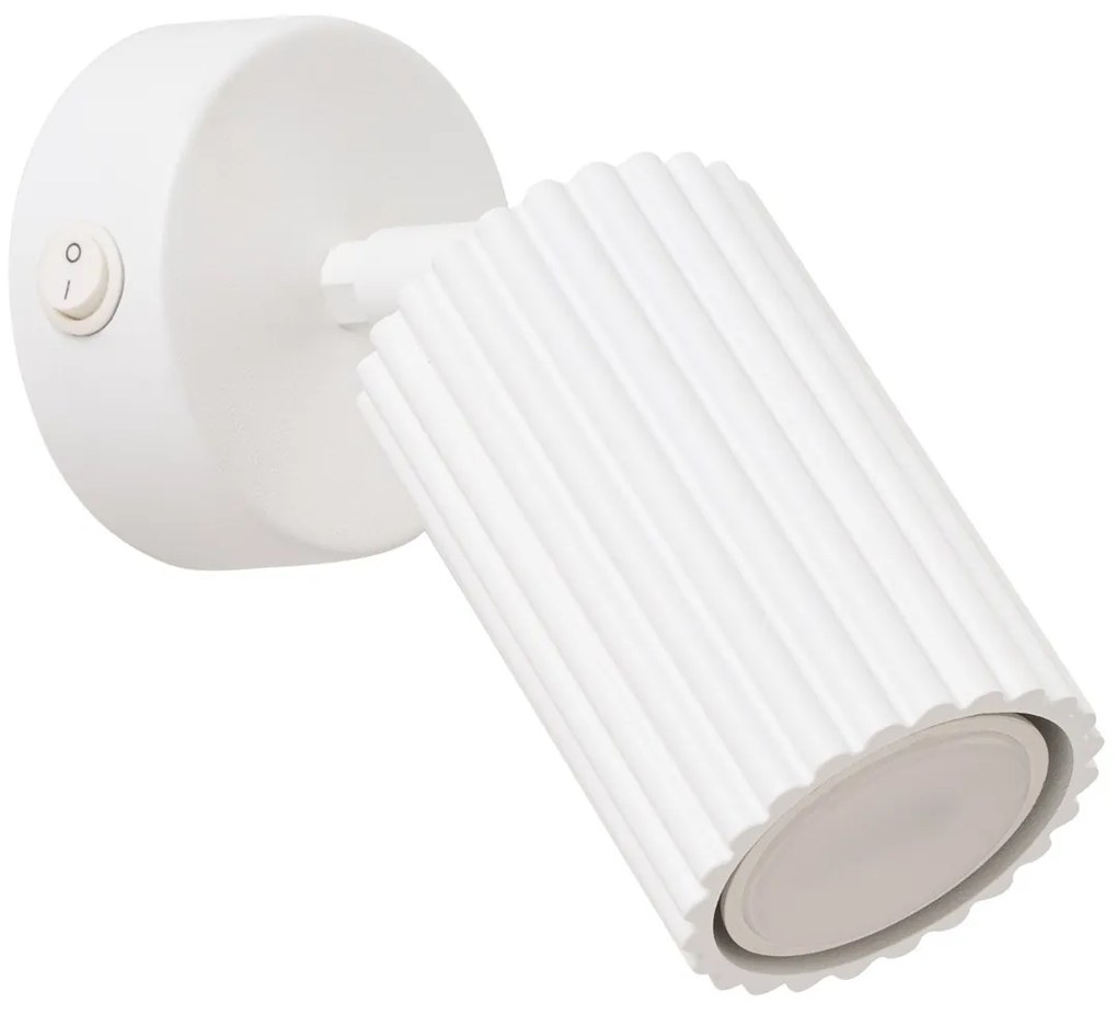 Applique da Parete GU10 in Alluminio con Interruttore KARBON