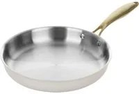 Padella 24 cm in acciaio bianco oro California