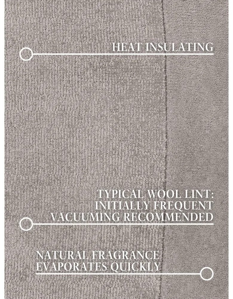 Tappeto grigio in misto lana tessuto a mano 125x200 cm Kari Organic – Villeroy&amp;Boch