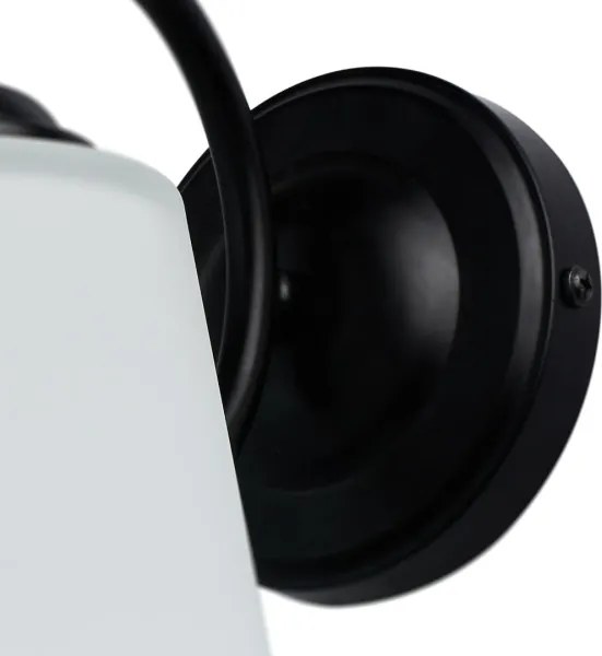 Lampada da parete PAFOS 1xE27/15W/230V nera