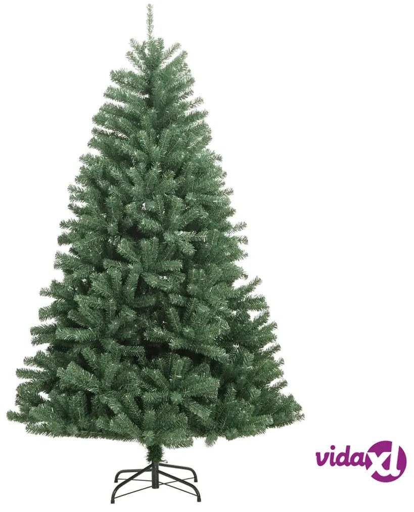 vidaXL Albero di Natale Artificiale Incernierato con Base Verde 120 cm