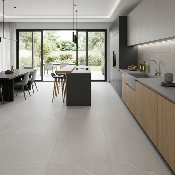 Pavimento 60x120 Cm In Gres Porcellanato Finitura Matt Dacite Lime