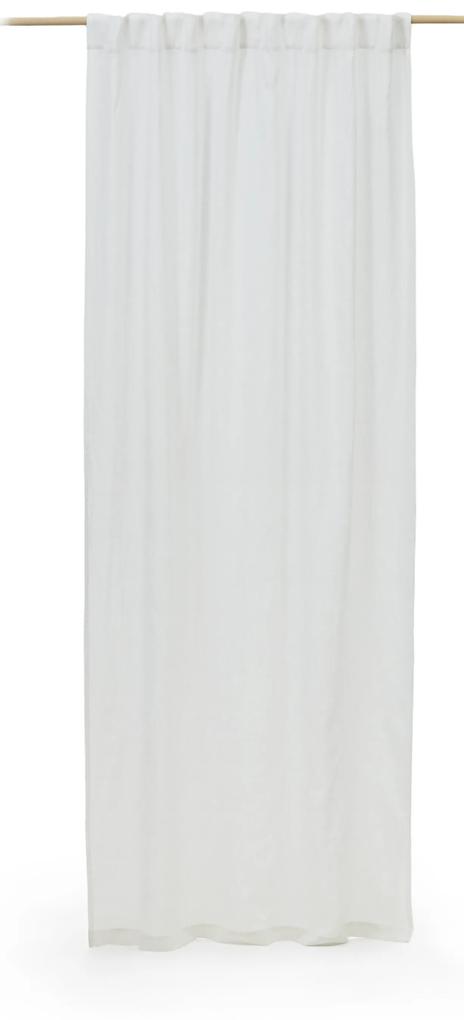 Kave Home - Tenda Malavella 100% lino bianco 140 x 270 cm