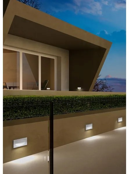 Redo 90009 - Lampada segnapasso da esterno TAMPA LED/11W/230V IP54 bianca