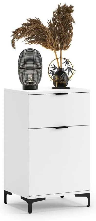 Armadietto con cassetto LORA bianco