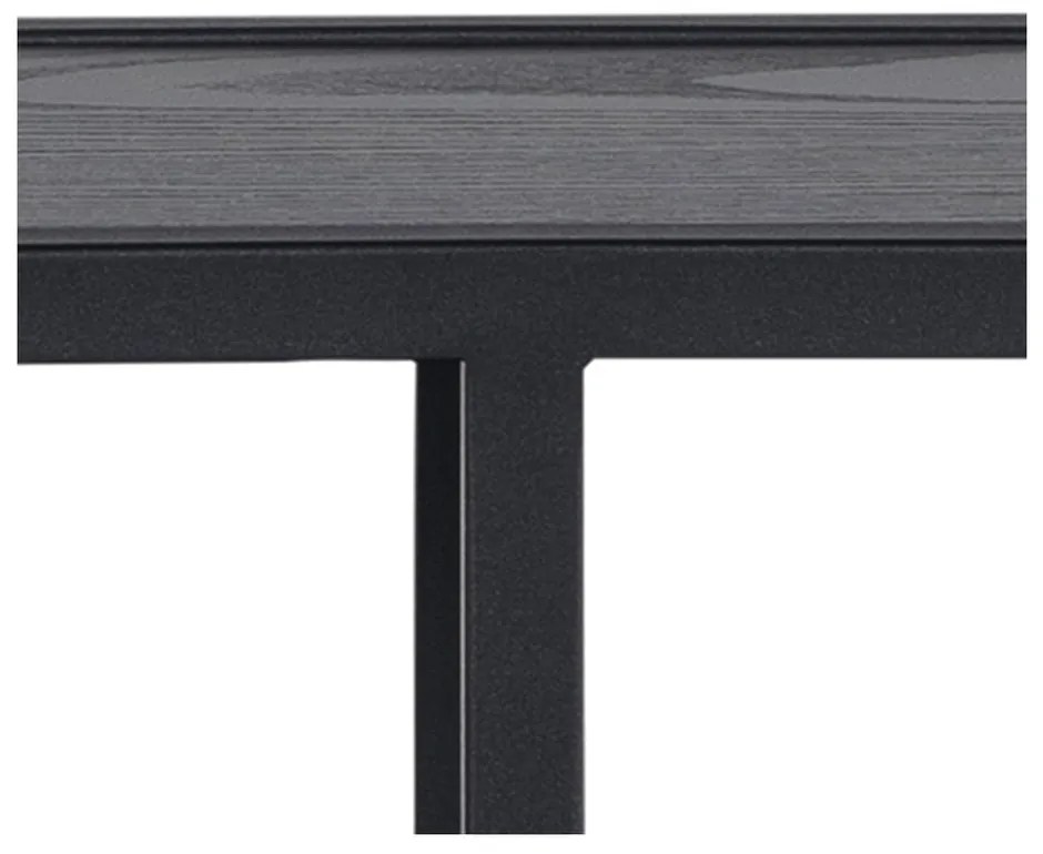 Scaffale metallico a castello nero Seaford - Actona