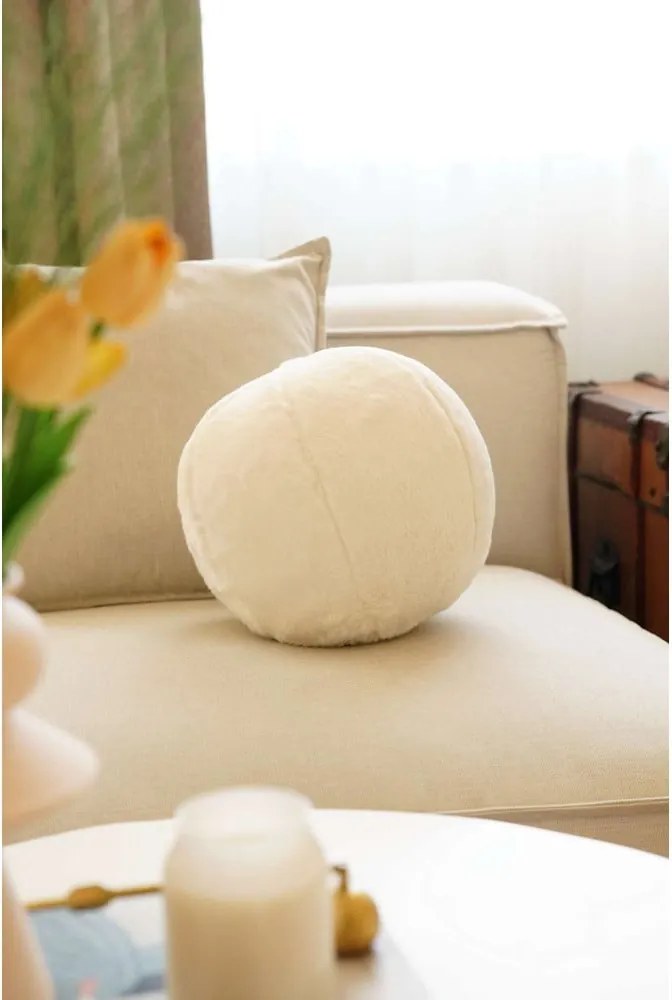 Cuscino decorativo in micropile ø 25 cm Top – Mioli Decor