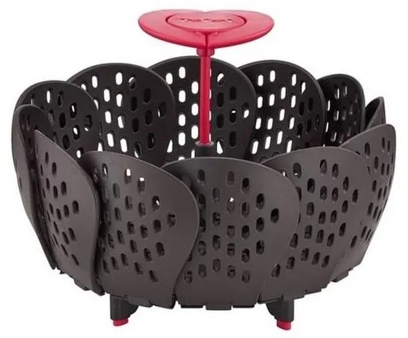 Tefal - Cestello per cottura a vapore INGENIO nero/rosso