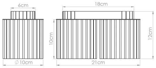 Sollux SL.1780 - Faretto AURA 2xGU10/10W/230V bianco