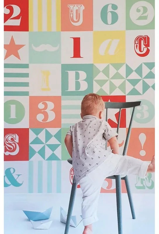 Fotomurale ESTA Blocchi, verde 139X279 cm