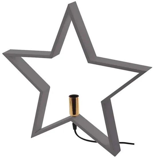 Decorazione natalizia 1xE14/230V grigio