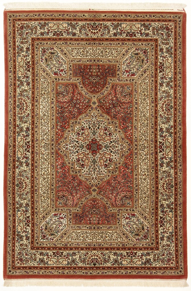 Ghom Tappeto 210 x 140 (Iran) Annodato A Mano