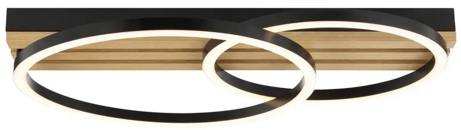 Brilliant - Plafoniera dimmerabile a LED CALMA LED/21W/230V, nero