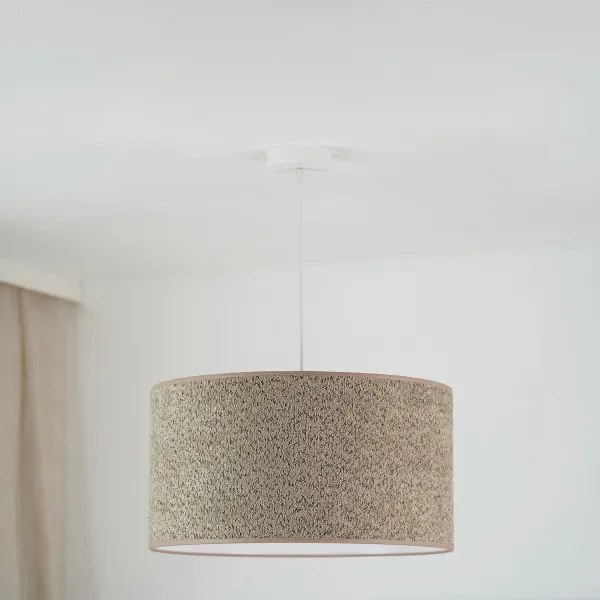 Brilagi - Lampadario a sospensione con filo BOUCLE ROLLER 1xE27/15W/230V diametro 50 cm marrone