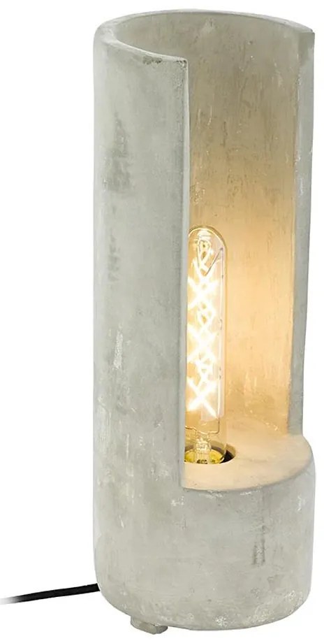 Eglo 49112 - Lampada da tavolo LYNTON 1xE27/60W/230V in cemento