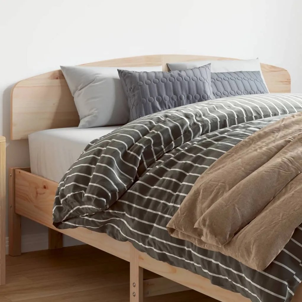 Testiera 140 Cm İn Legno Massello Di Pino /