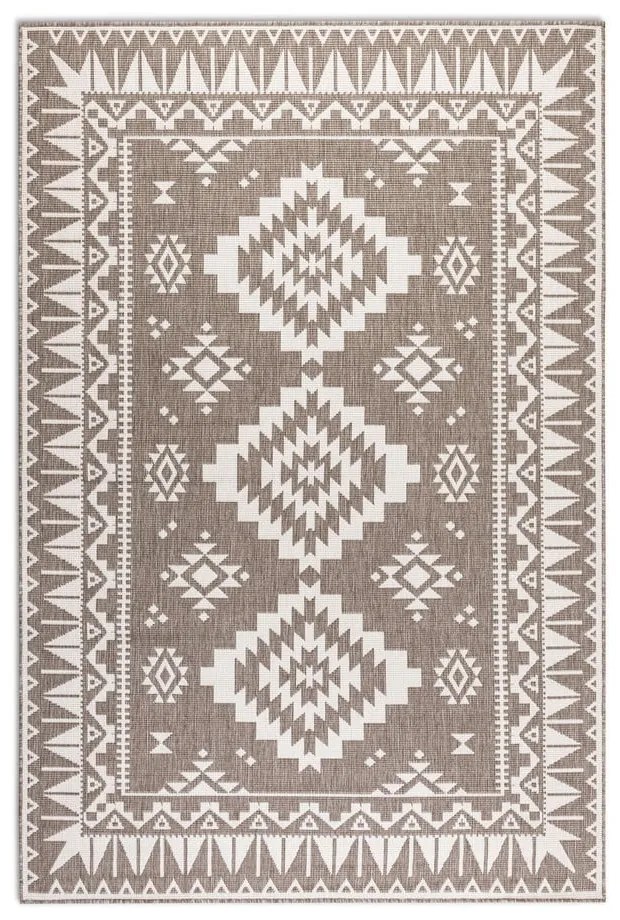 Tappeto per esterni marrone crema 160x230 cm Gemini - Elle Decoration