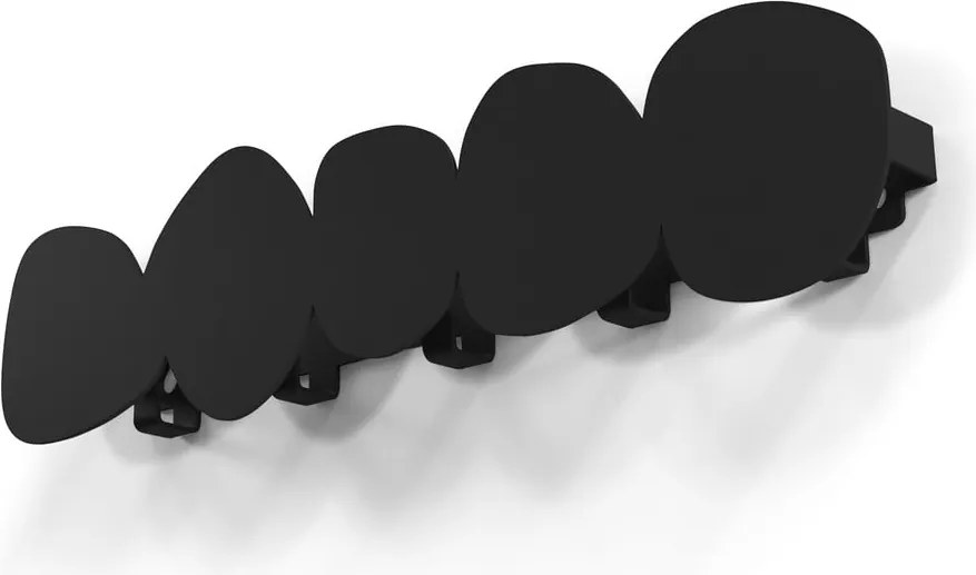 Attaccapanni da parete nero in metallo 58 cm Tumulo – Spinder Design