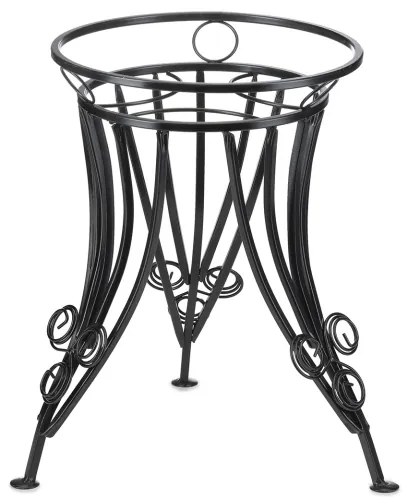 Portafiori 47x43 cm nero