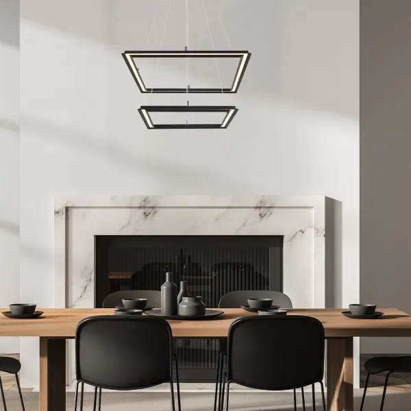 Rabalux 72243 - Lampadario LED a sospensione con filo SIDONA 2xLED/24W/230V 3000K