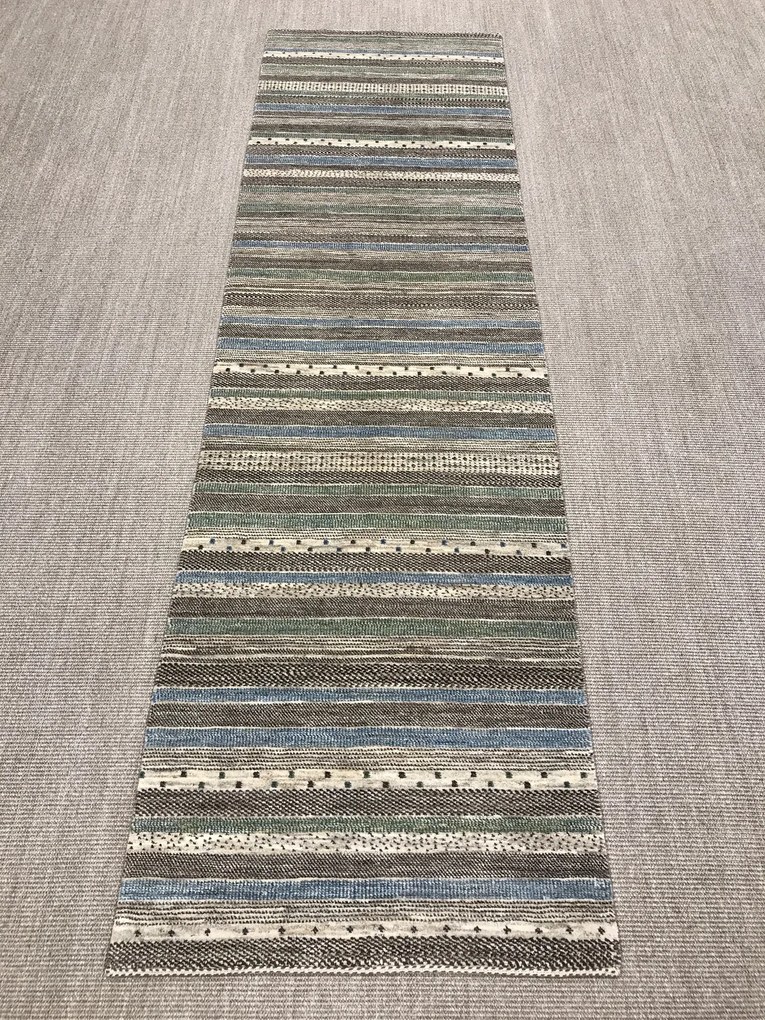 Loribaft Tappeto 290x80 Beige (Iran) Annodato A Mano