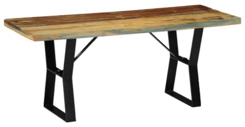 Panca 110 cm in Legno Massello di Recupero