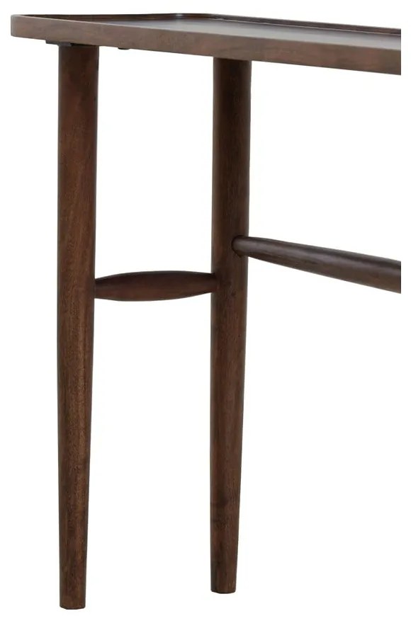 Consolle in acacia massiccia marrone 30x120 cm Qiano - Light &amp; Living